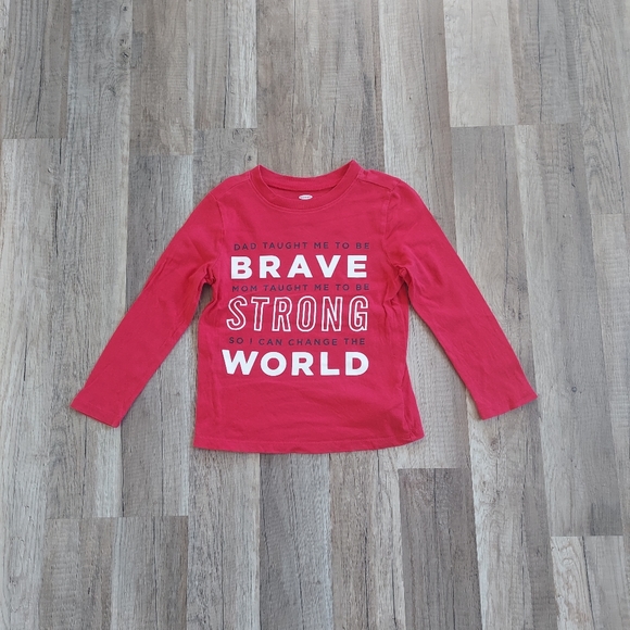 Old Navy Need Space UFO Pizza Brave Strong Long Sleeve Tee Bundle 4T - Picture 6 of 16